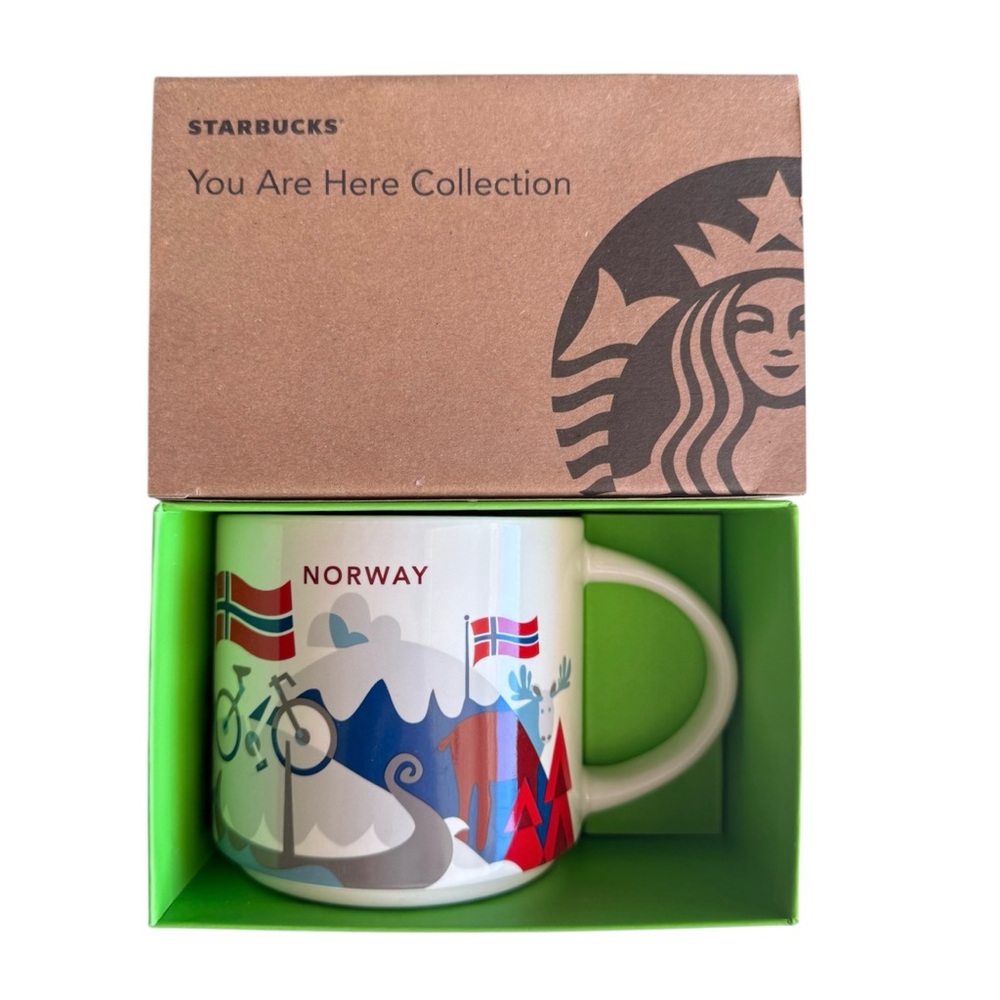 NEW NORWAY Starbucks You are Here Collection 414 ml Mug